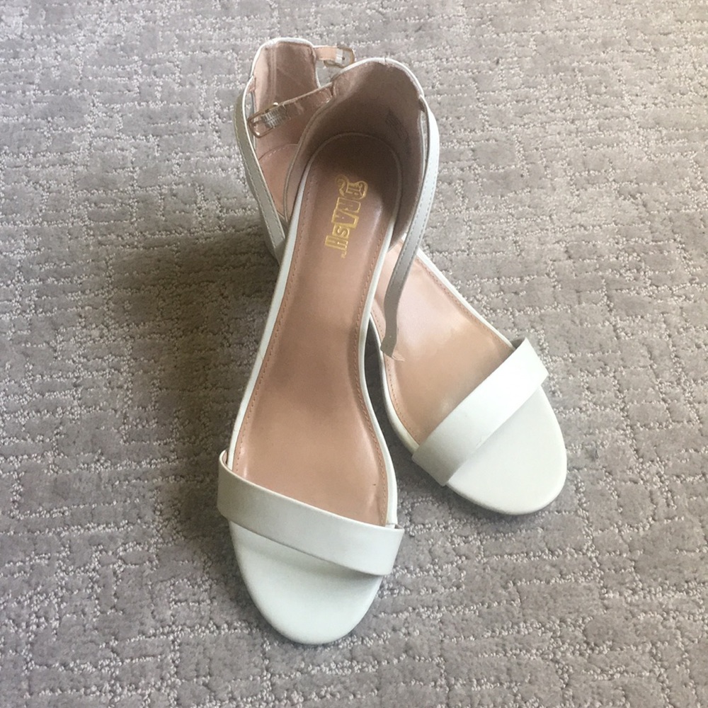 1.5” cream heels
